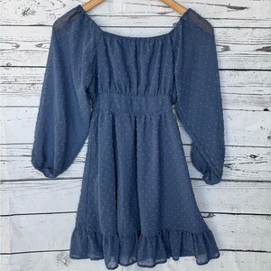 GRACE KARIN Girls Party Dress Wedding Evening Dress Blue 10Y